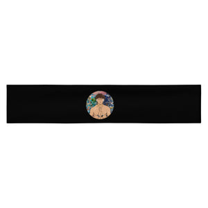 BLACK JEEVY LOGO HEADBAND