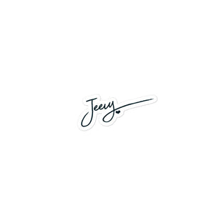 JEEVY SIGNATURE STICKER