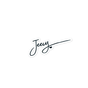 JEEVY SIGNATURE STICKER