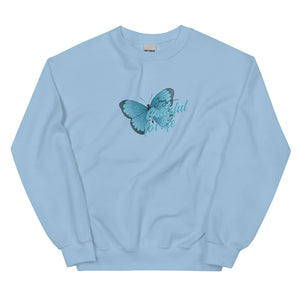 GRATEFUL FOR LIFE BUTTERFLY CREWNECKS