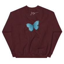 Load image into Gallery viewer, GRATEFUL FOR LIFE BUTTERFLY CREWNECKS
