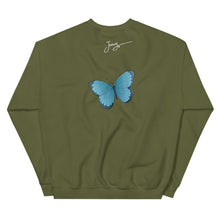 Load image into Gallery viewer, GRATEFUL FOR LIFE BUTTERFLY CREWNECKS
