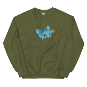 GRATEFUL FOR LIFE BUTTERFLY CREWNECKS