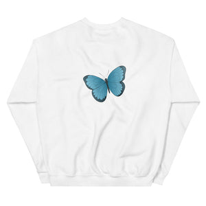 GRATEFUL FOR LIFE BUTTERFLY CREWNECKS