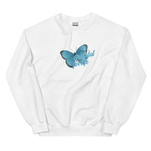 Load image into Gallery viewer, GRATEFUL FOR LIFE BUTTERFLY CREWNECKS
