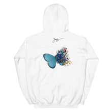 Load image into Gallery viewer, CORRUPT BUTTERFLY HOODIES (white, blue, pink)
